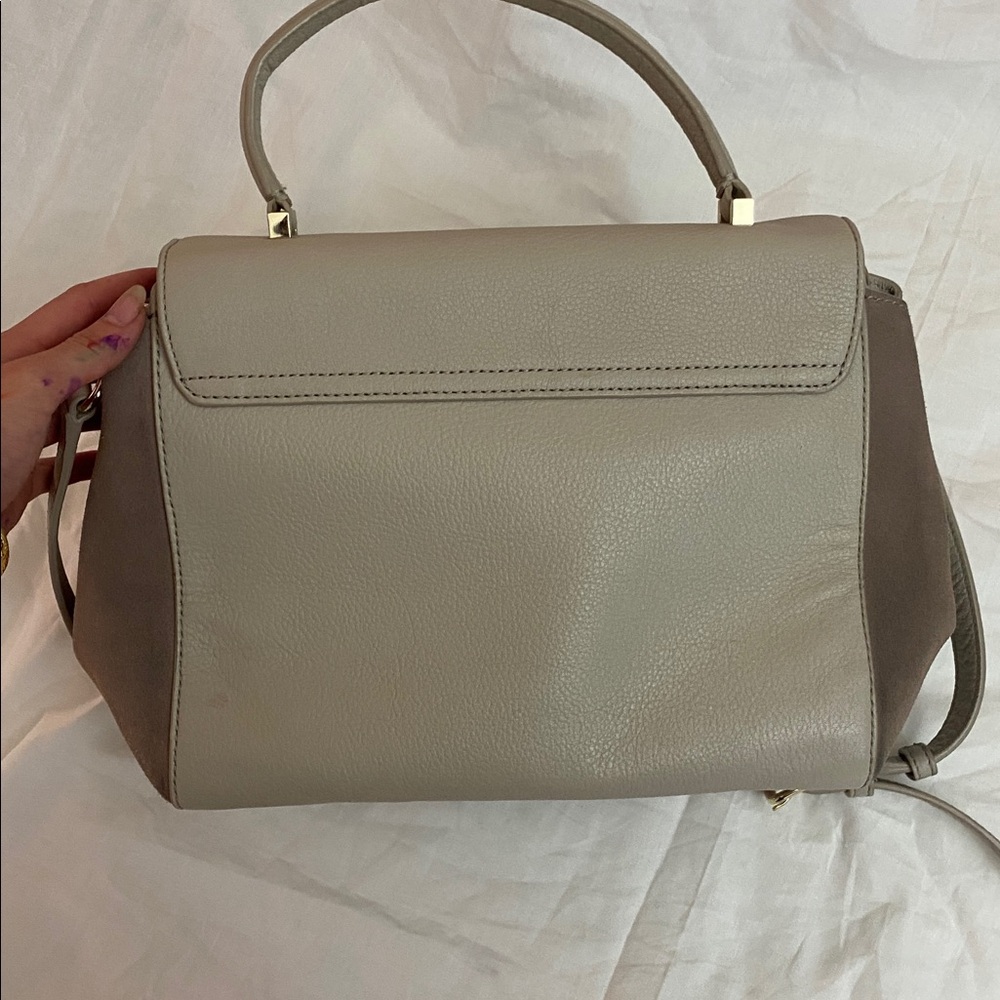 Kate Spade Taupe Leather Satchel - Picture 6 of 6